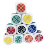 100 Peças Colorido Conjunto De Dados De Jogo De Tabuleiro