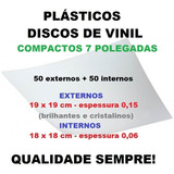 100 Plásticos P/ Compactos Vinil -