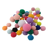 100 Pompom Bolinha Pequena 14mm Artesanato