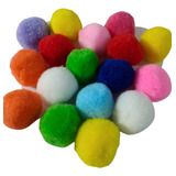 100 Pompom Mini Bolinha Artesanato 40