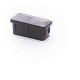 100 Ponteiras Tampa De Plastico Pead Preto 20x40 P/ Cadeira