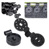 100 Presilha De Sombrite Prendedor De Tela Agroclip Clip