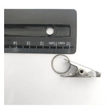 100 Presilhas Clip Jacaré Com Argola 13 Mm