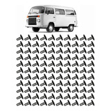 100 Presilhas Kombi Grampo Forro Porta Revestimento