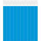 100 Pulseiras De Identificação Tyvek Lisa P/ Festas/ Eventos Cor Azul Flúor