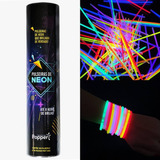 100 Pulseiras De Neon Popper -