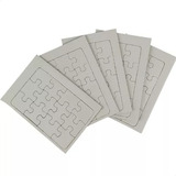 100 Quebra Cabeças 9x14cm - 12 Peças Para Sublimação
