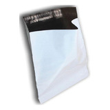 100 Sacos Envelope De Segurança 32x40 Branco Lacre Embalagem