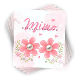 100 Tags Personalizadas Lembrancinhas Brindes Mimo + Brincos