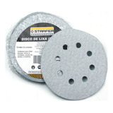 100 Un Disco De Lixa Velcro Branco Starfer 150mm Grão 60