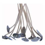 100 Uni Pavio P/ Velas Decorativas De Parafina 4 Cm Altura