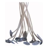 100 Uni Pavio P/ Velas Decorativas De Parafina 9cm D Altura