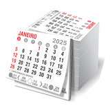 100 Unidades Mini Calendário Ima De Geladeira 4.5 X 5 Cm.