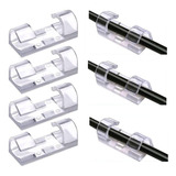 100 Unidades Passa Fio Organizador Cabos Dupla Face P/ Mesa