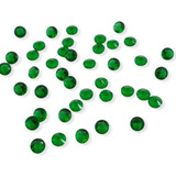 100 Unidades Zircônia Redonda Cúbica Emerald