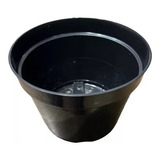 100 Vasos Pote 13 Preto Plástico 800ml