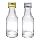 100 Vidros Garrafinha 20 Ml Redonda Bebida Pimenta Tampa