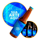 100 Adesivos Cerveja Artesanal Rotulo 19