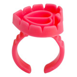 100 Anel Para Cola Suporte Para Fans Extensão De Cílios Pink