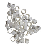 100 Anilhas Marcação 8mm 1 100 Pombos Codornas Pinto