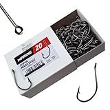 100 Anzol De Pesca Preto Marine Sport Super Maruseigo N-20