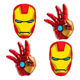 100 Apliques Homem De Ferro Toppers Recortes Tubete Tags