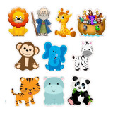 100 Apliques Recortes Arca Noe Tubete Enfeites Toppers Tags