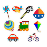 100 Apliques Recortes Brinquedos Tubete Enfeites Toppers Tag
