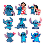 100 Apliques Stitch E Lilo Recortes Tag Tubete Toppers