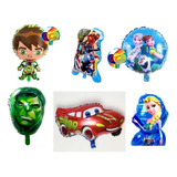 100 Balões Metalizados Atacado Personagens Festas