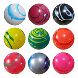 100 Bolão Vinil 45 Cm Cores Variadas E Marmorizadas