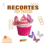 100 Borboletas 3d De Papel Arroz Para Cupcakes Bolo 