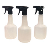 100 Borrifadores 500ml Graduado Gatilho Pulverizador Preto