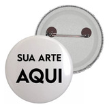 100 Bottons Personalizados 2 5cm Com Logotipo Logomarca Logo