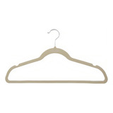 100 Cabides Slim De Veludo Ultra Fino Antideslizante 017