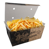 100 Caixa Embalagem Delivery Porções Batata Frita Al sp03a
