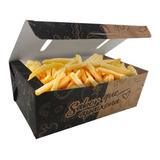 100 Caixa Embalagem Delivery Porções P Batata Frita Al sp01