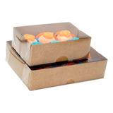 100 Caixas Kraft 50 P 8 Doces E 50 P 6 Brigadeiros bombons