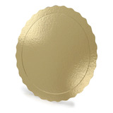 100 Cake Boards Base Laminada P Bolo 24cm Ouro Prata Branco