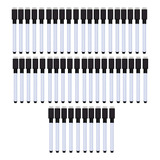 100 Canetas Preto Para Quadro Branco Com Apagador