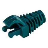 100 Capas Protetoras Snap In Verde 100 Conectores Rj45