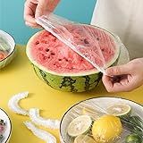 100 Capas Reutilizáveis Para Armazenamento De Alimentos Filme Conservante Sacos Frescos Vedação De Plástico Tampas Universais Para Cozinha
