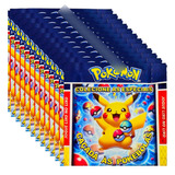 100 Cards Pokemon 2024 25 Envelopes Figurinhas
