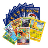 100 Cartas Pokémon 10 Brilhantes E 1 Ultra Rara Originais