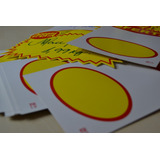100 Cartaz Oferta 11x15 Splash Mercado Gondola Porta Preço