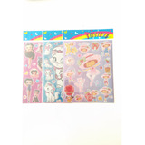 100 Cartela Adesivo Stickers Infantil Sortido