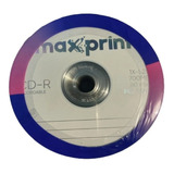 100 Cd r Maxprint Logo 700 Mb 80minutos 52x Original