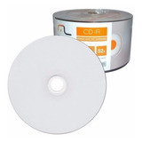 100 Cd r Multilaser Printable Branco Imprimível Midia Virgem