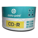 100 Cd r Printable Data Print 700mb 80 Minutos 52x