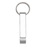 100 Chaveiro Abridor Personalizado Para Sua Empresa Logo Cor Prata